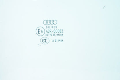 2012-2018 AUDI A7 REAR LEFT DRIVER SIDE DOOR WINDOW GLASS OEM