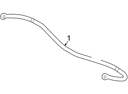 2014-2019 Toyota Highlander 3.5L Fwd Rear Back Stabilizer Sway Bar 48812-0E070