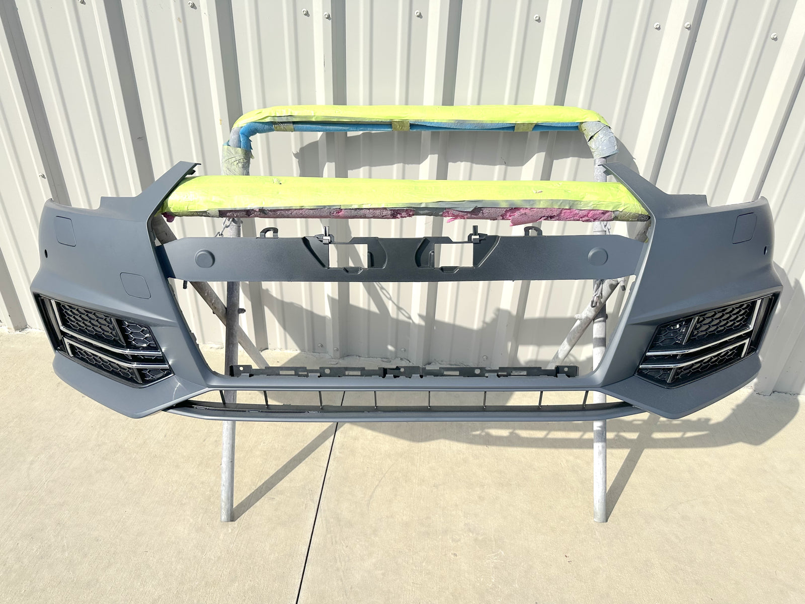 2019 Audi S4 A4 w/ S-line Front Bumper Cover NEW Primed W/Grilles
