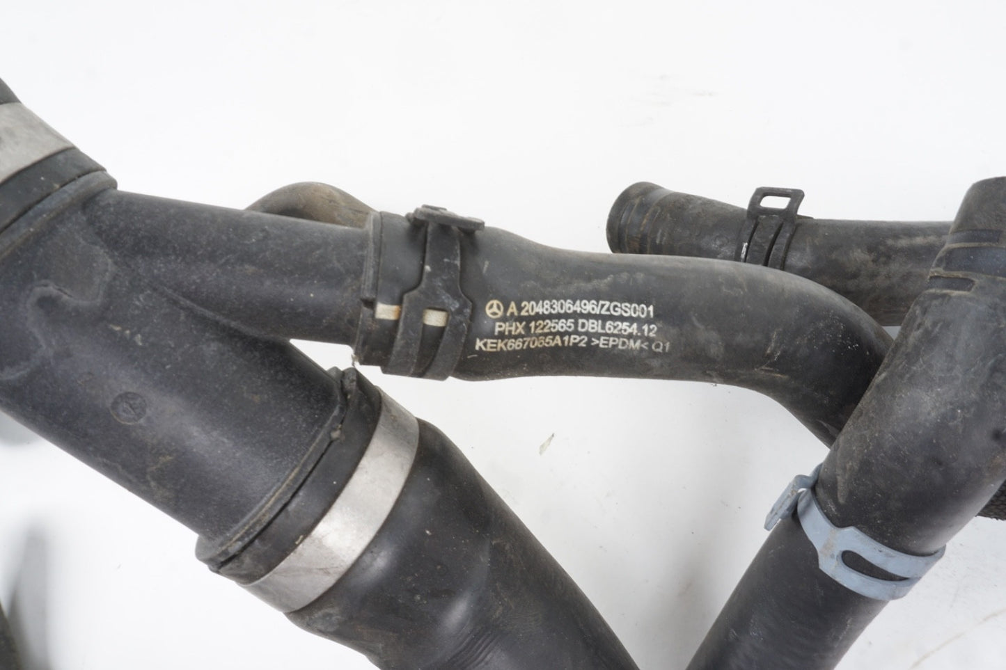 2014 Mercedes W207 E350 Radiator Cooling Hose Pipe Set
