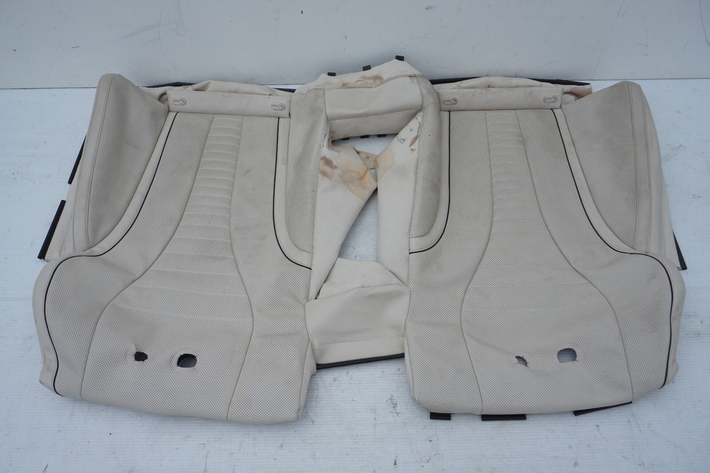 14 - 17 Mercedes S550 W222 Rear Seat Back Top Cushion Cover OEM