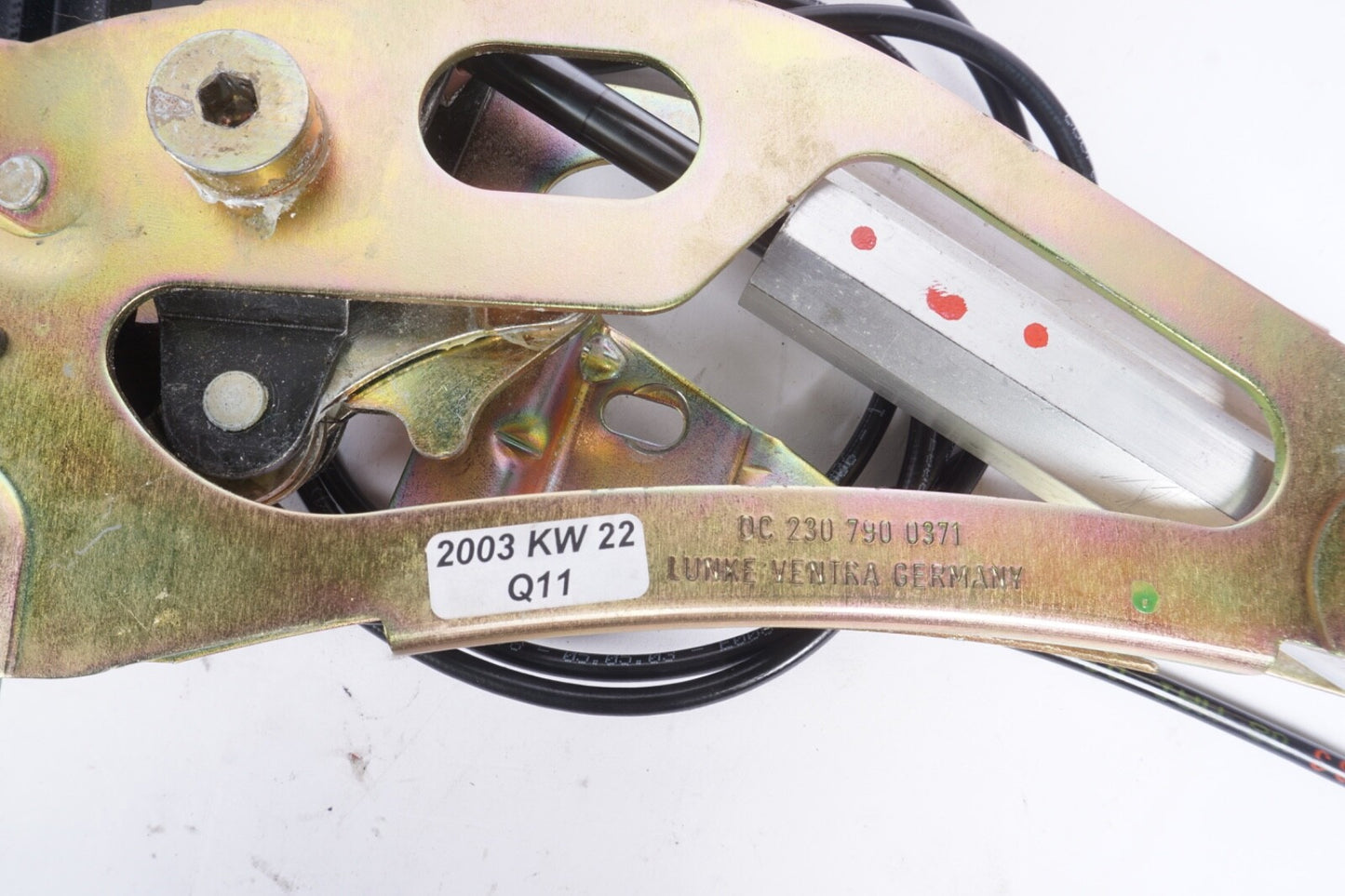 03-12 Mercedes R230 SL500 SL55 AMG Left Trunk Lock Frame Cylinder 2307901171 OEM