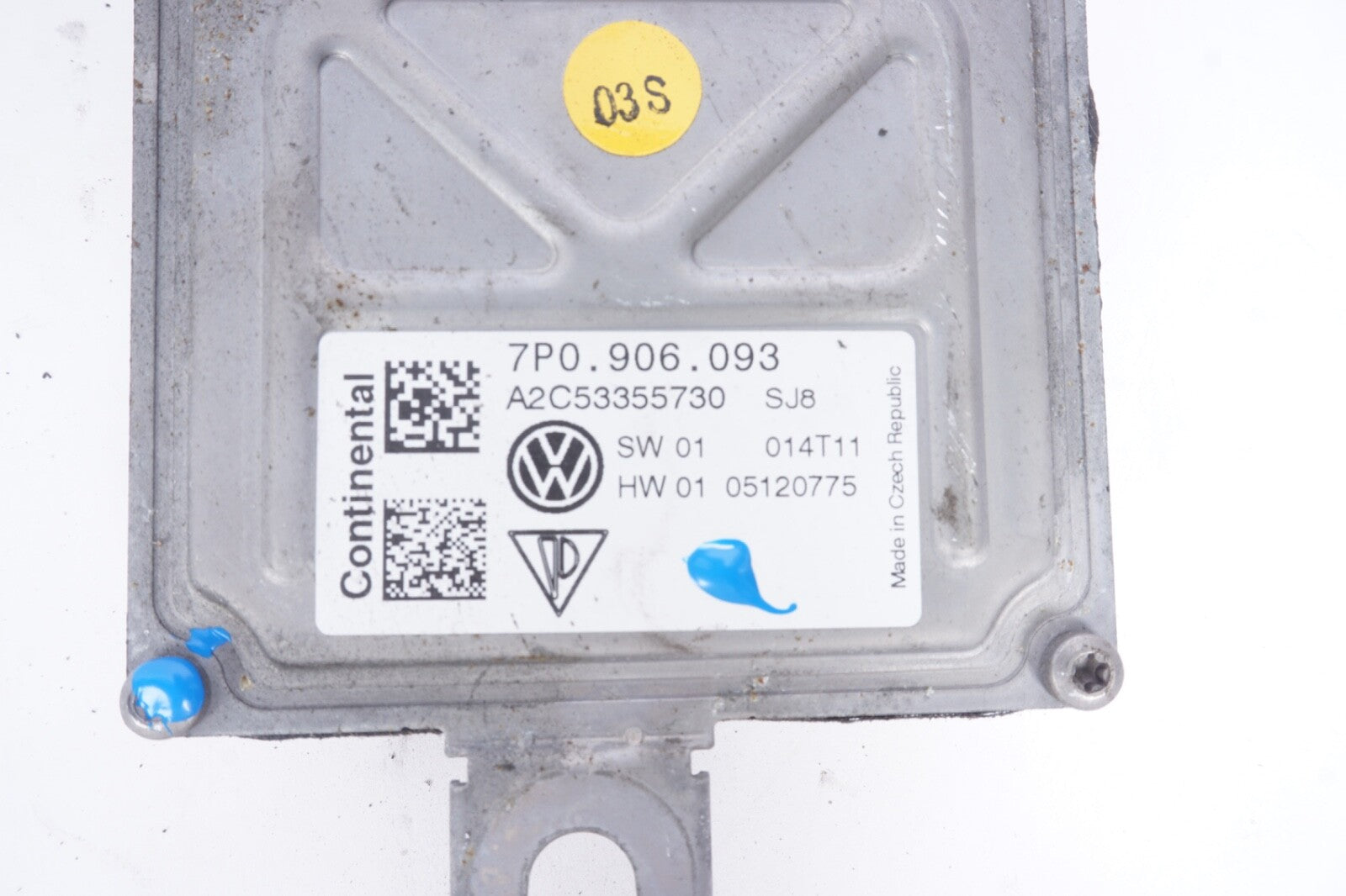 2011-2018 PORSCHE CAYENNE 958 FUEL GAS PUMP CONTROL MODULE UNIT 7P0906093