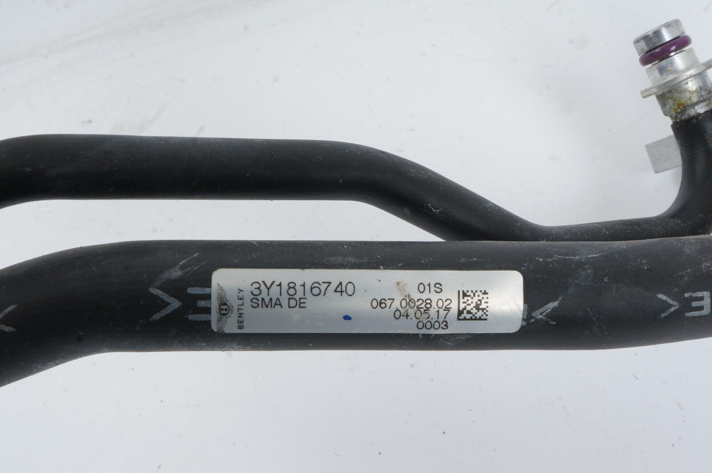 2010 - 2020 Bentley Mulsanne HVAC Heater Coolant Water Line Hose Pipe