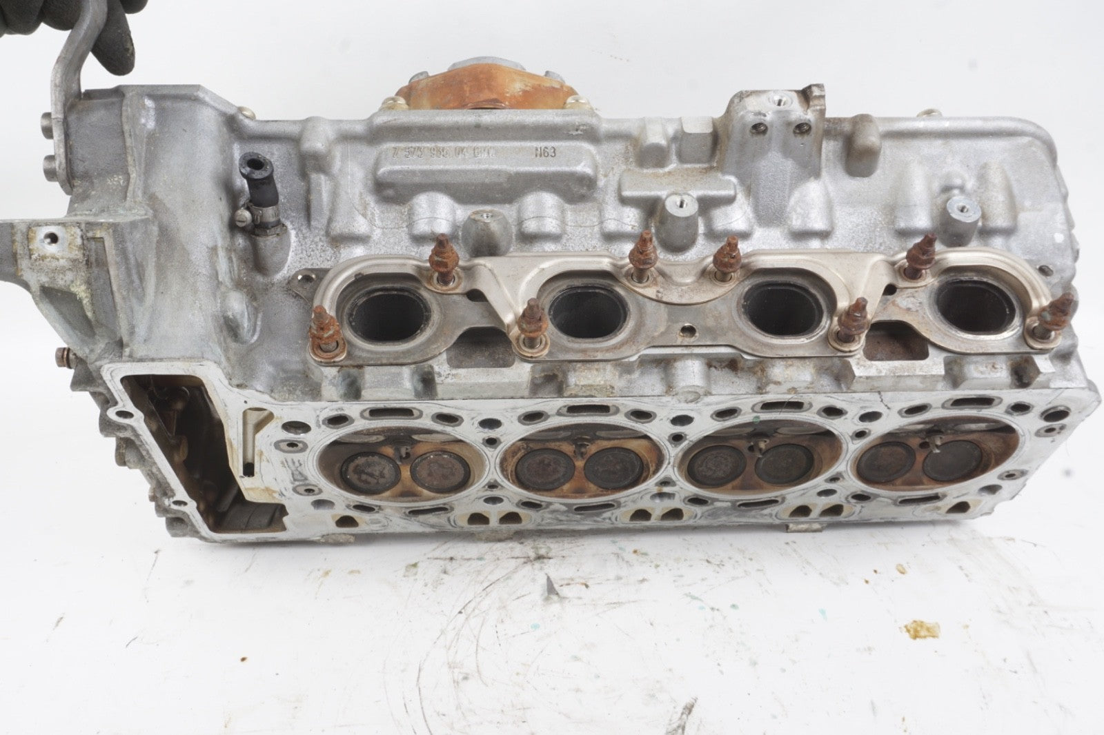 08-17 BMW F12 650i 750i 550i X6 N63 4.4L V8 Engine Cylinder Head Right Side OEM