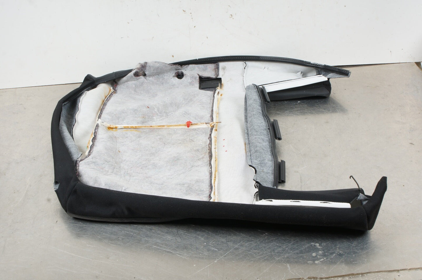 2012 - 2014 MERCEDES C250 C300 C350 REAR LEFT SEAT COVER UPPER CUSHION BLACK OEM