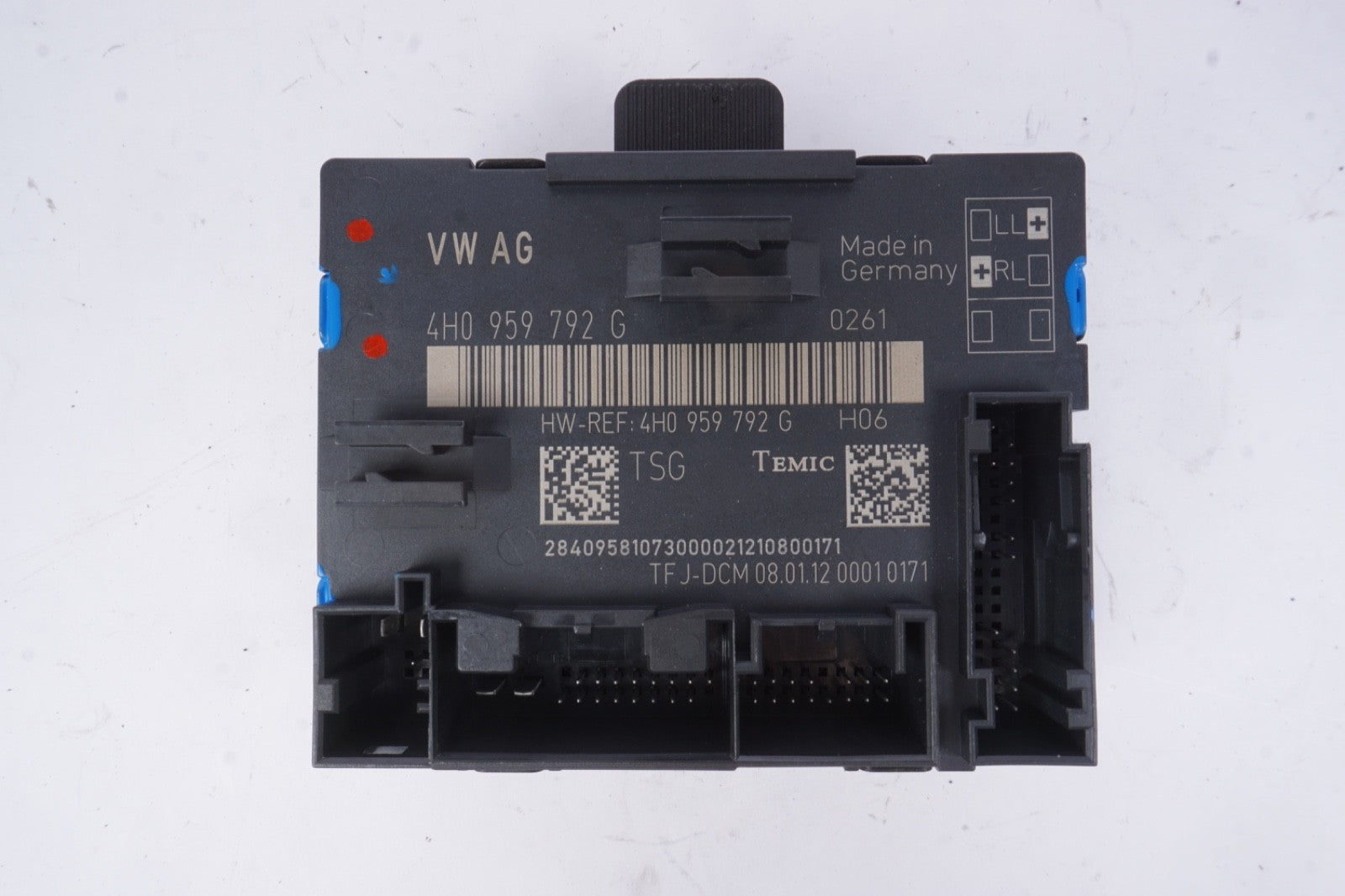 11-17 AUDI A8L FRONT RIGHT PASSENGER SIDE DOOR CONTROL MODULE OEM
