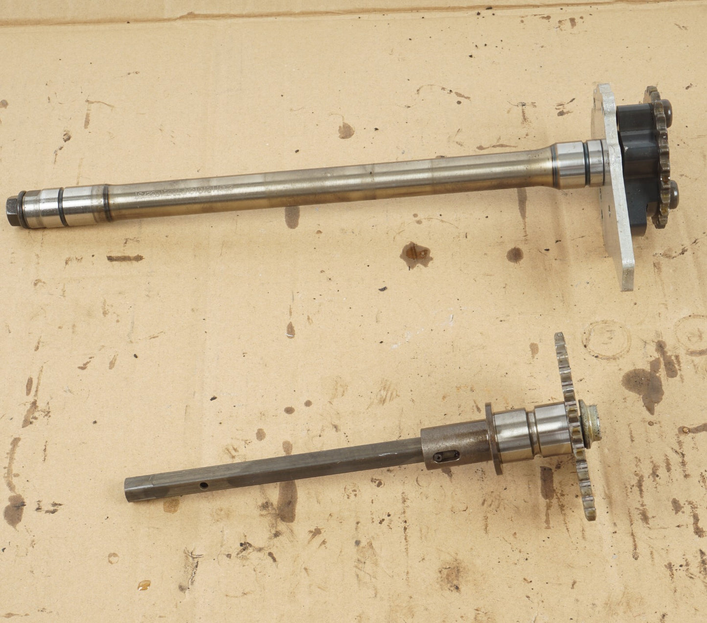 2012 - 2015 AUDI A7 3.0L ENGINE OIL PUMP TIMING GEAR DRIVE GEAR SHAFT SET OEM