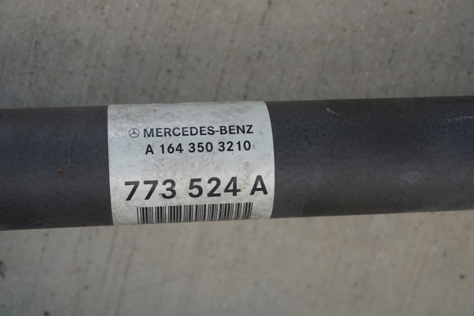 08-11 Mercedes W164 ML350 RWD Rear Left Driver Side Half Axle Shaft OEM