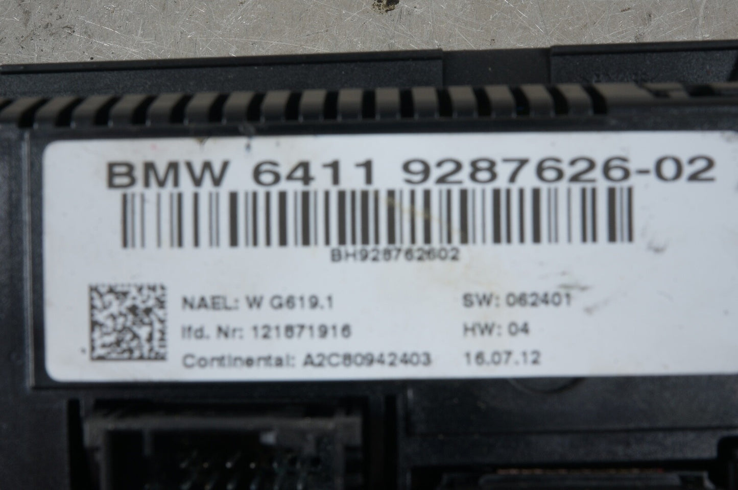 2009-2011 BMW 328I 3.0L - Front AC Climate Control / TEMP UNIT 9221854 9287626