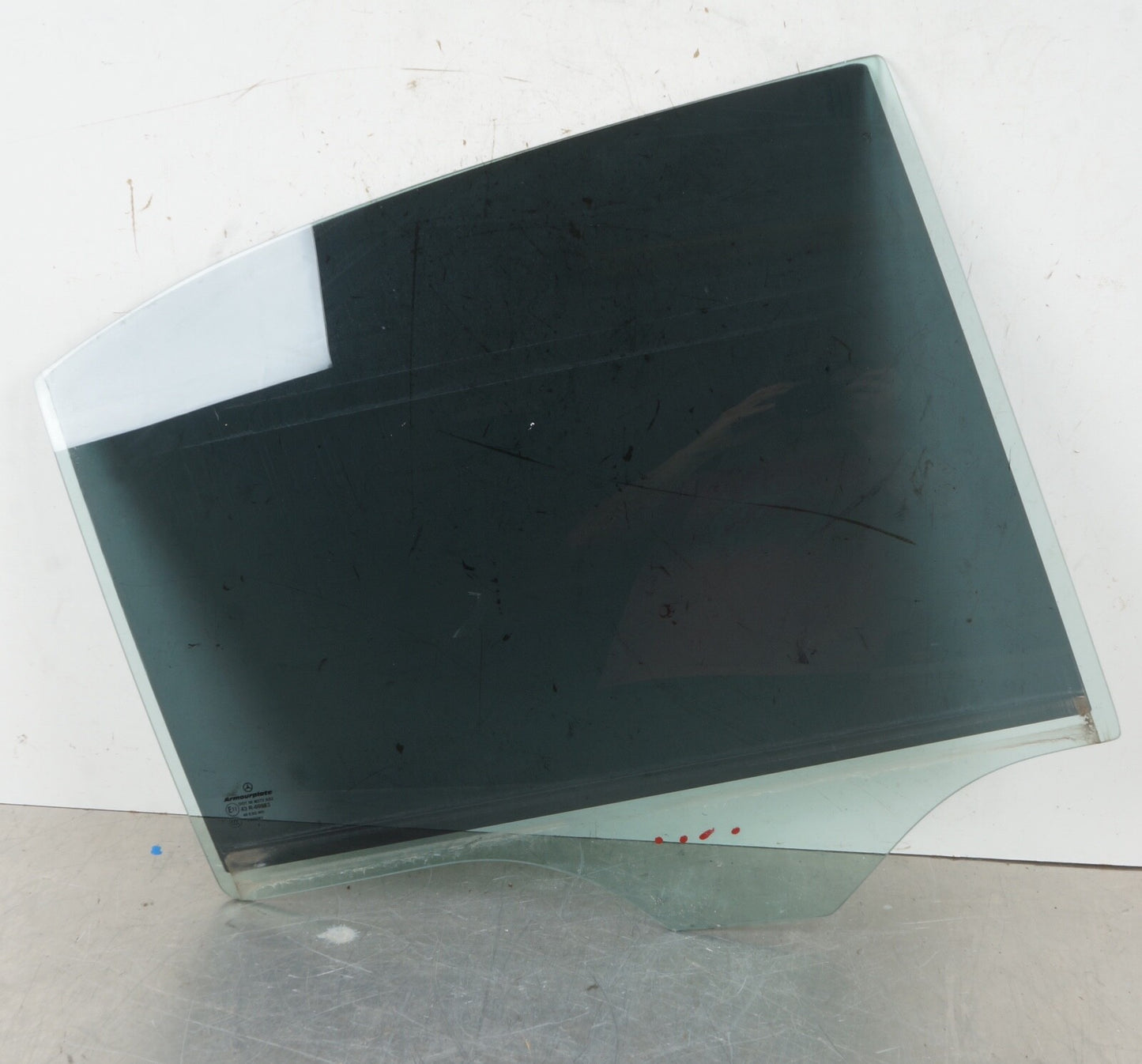 12-14 Mercedes C300 W204 Window Glass Tinted Rear Right Side OEM