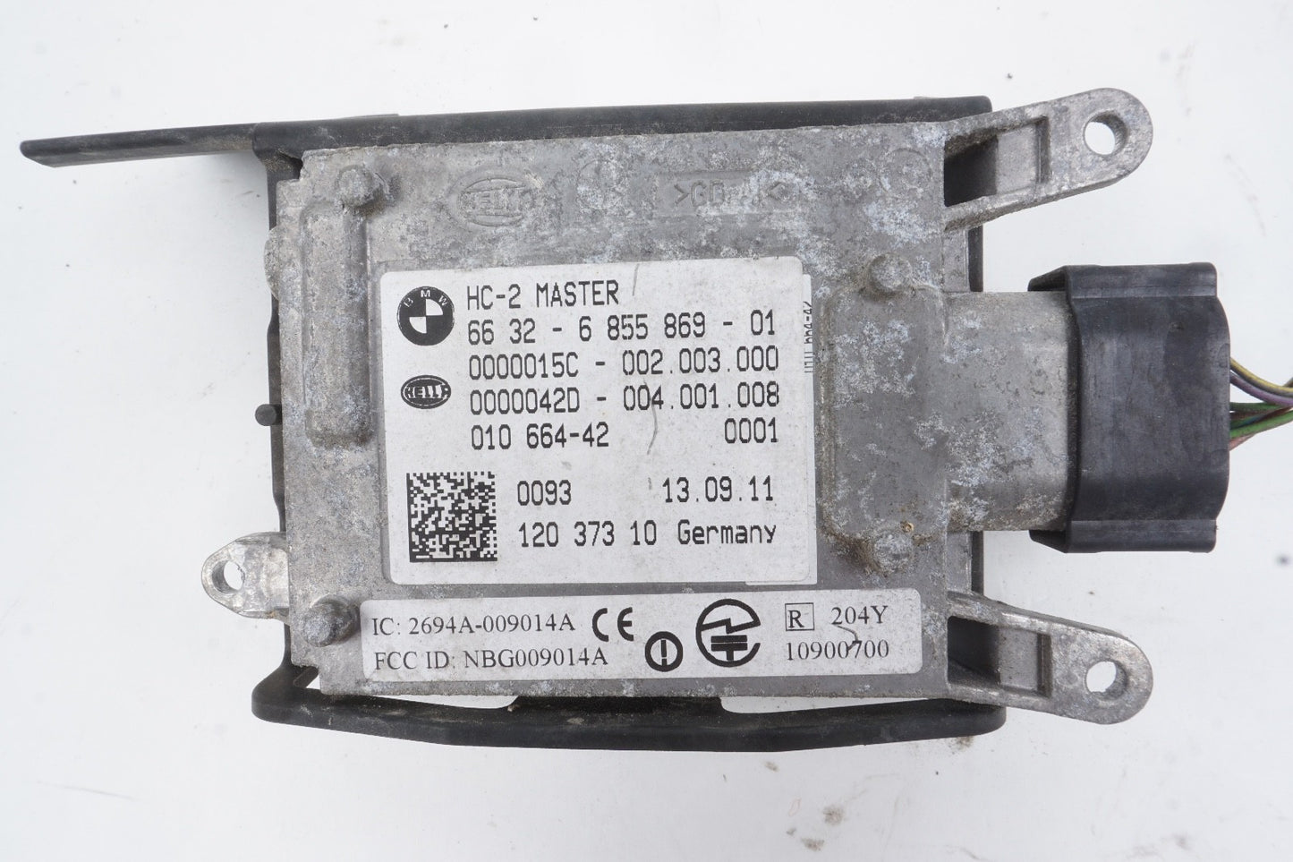 2012 - 2015 BMW 650I REAR LEFT BLINDSPOT RADAR UNIT MODULE 6855870 OEM