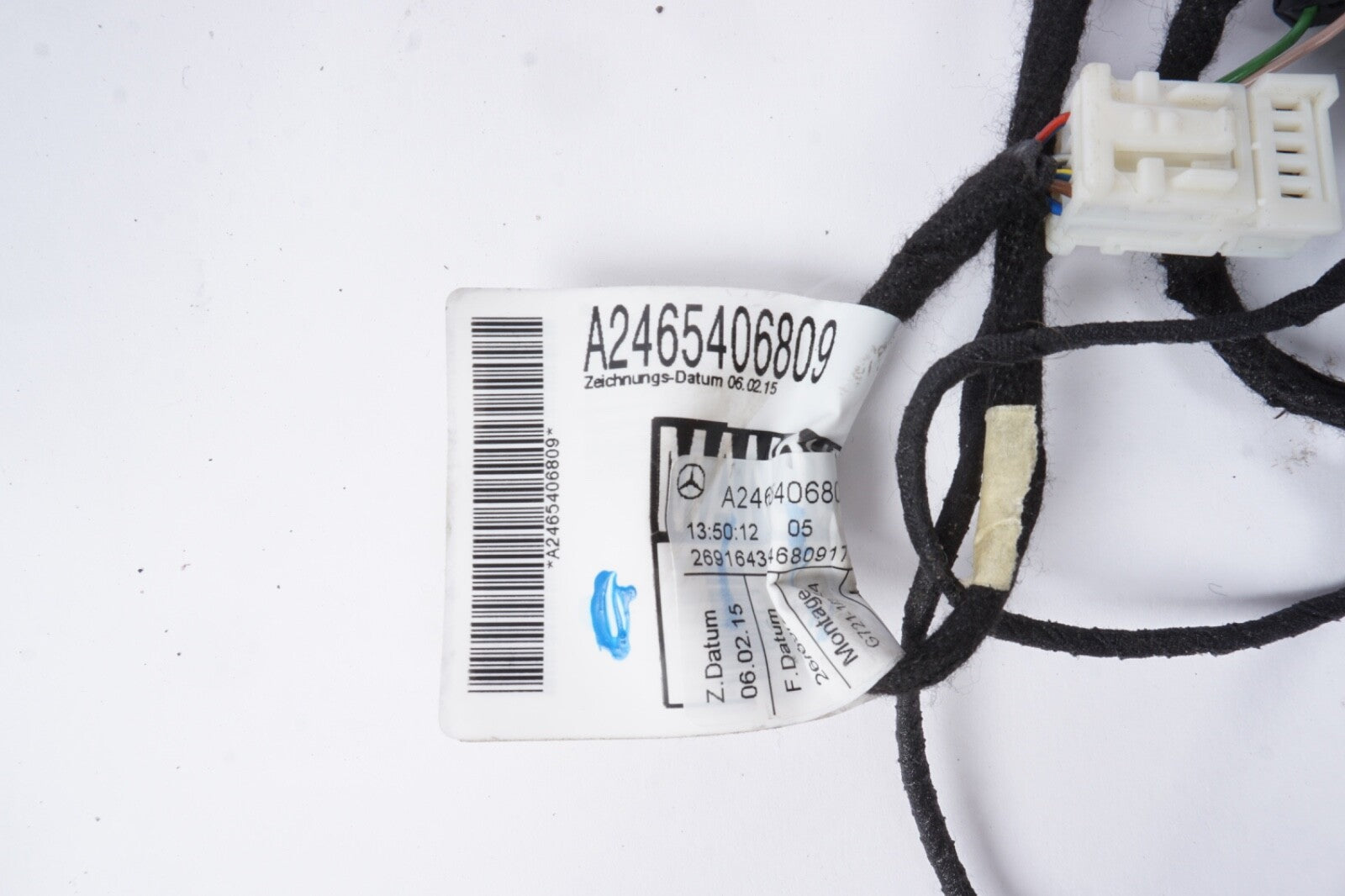 2019-2020 MERCEDES-BENZ GLA250 REAR DOOR Panel Wiring Harness Window Switch