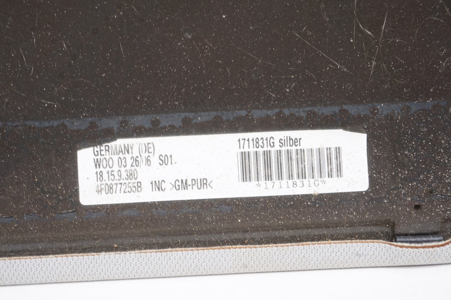 2006 - 2011 Audi A6 C6 Upper Overhead Roof Sunroof Shade Cover Genuine OEM