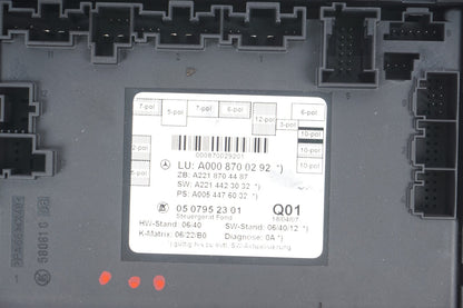 07-13 Mercedes W221 S550 S600 Rear Left Driver Side Door Control Module OEM
