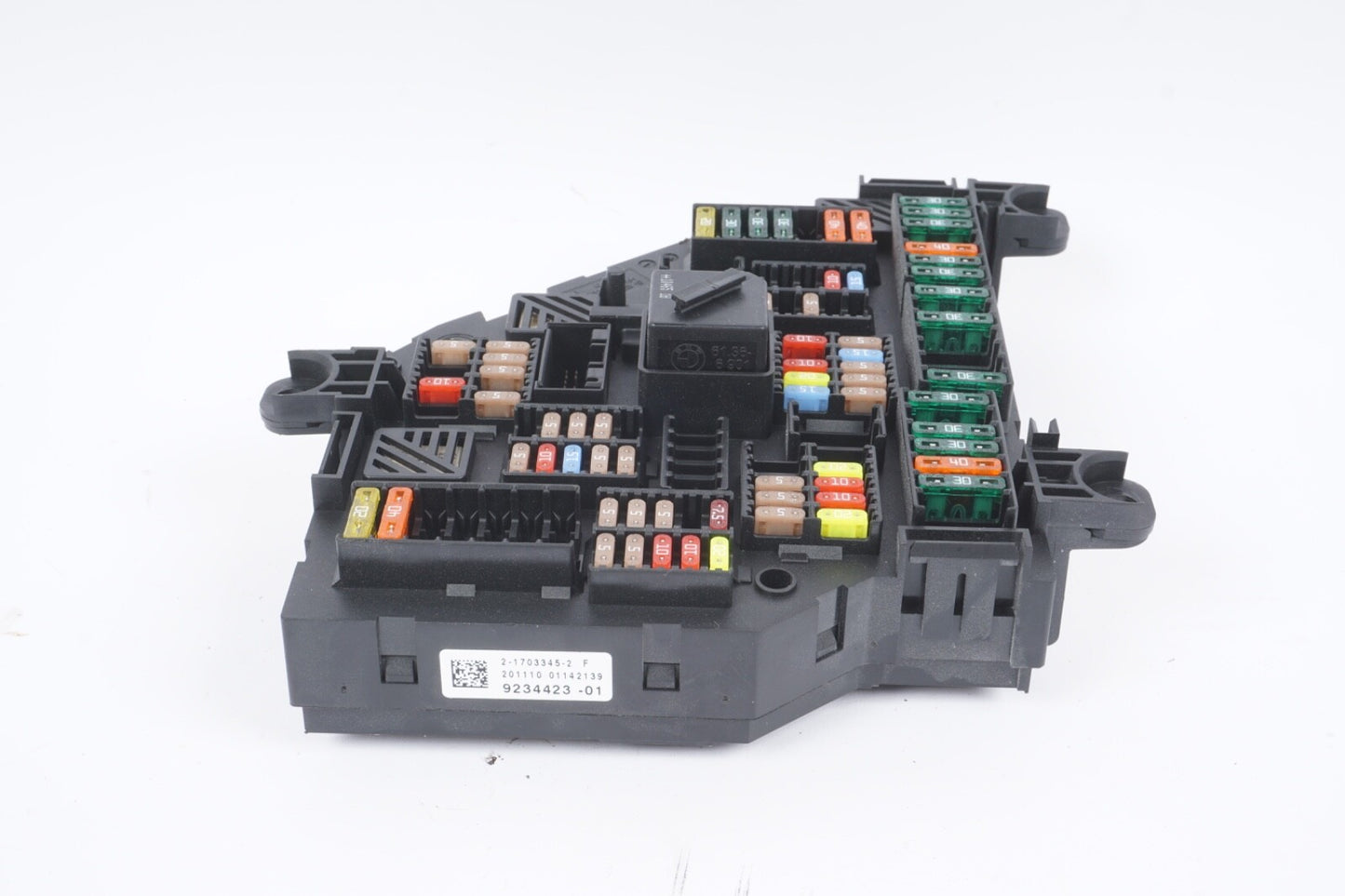 11-12 BMW F10 535I 5-SERIES REAR DISTRIBUTION POWER FUSE BOX MODULE 9234423 OEM