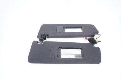 2009 - 2015 BMW 750LI  FRONT RIGHT & LEFT SUN VISOR SHADE SET GRAY CLOTH