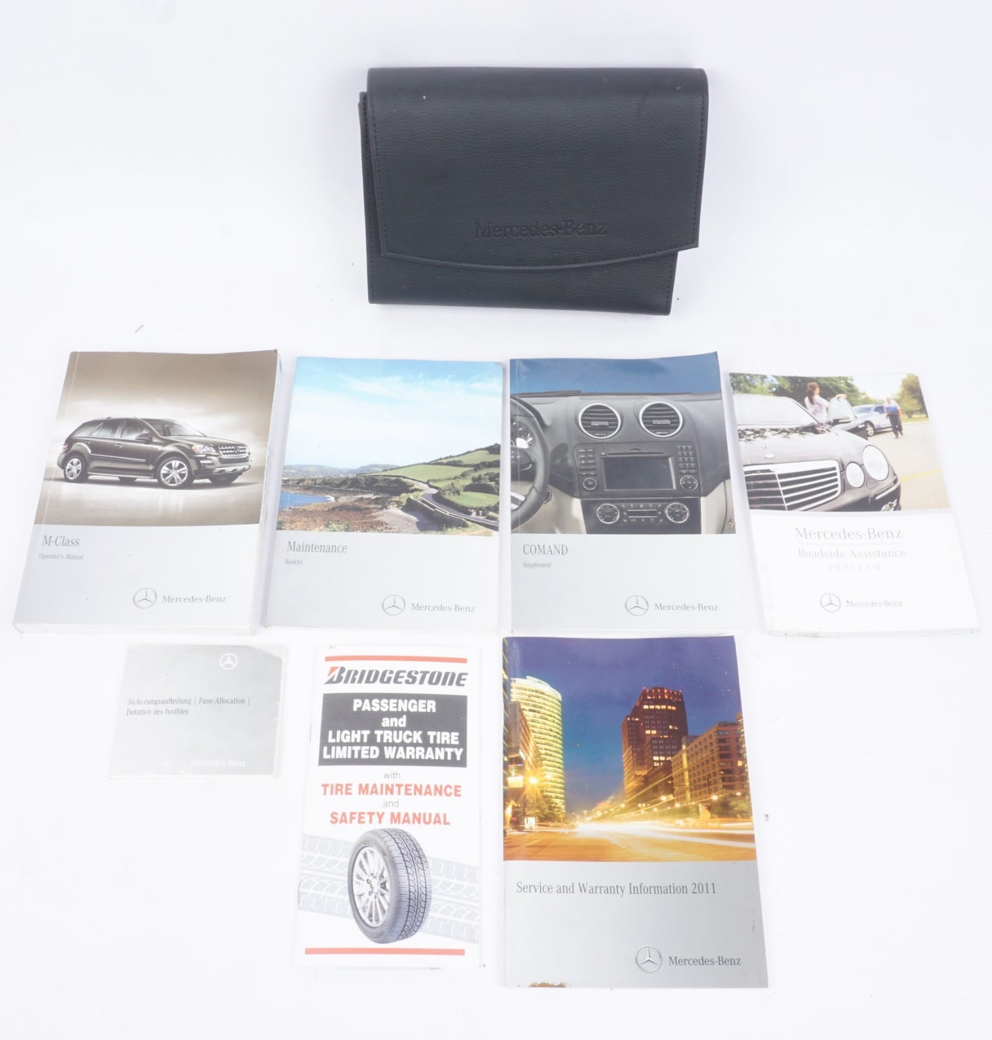 2011 MERCEDES BENZ ML M CLASS ML350 ML63 ML550 OWNERS OPERATORS OWNER MANUAL SET