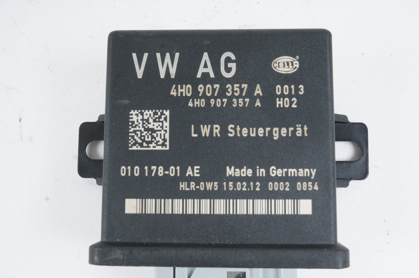 12-15 AUDI C7 A6 A7 HEADLIGHT LAMP RANGE CONTROL MODULE 4H0907357A OEM
