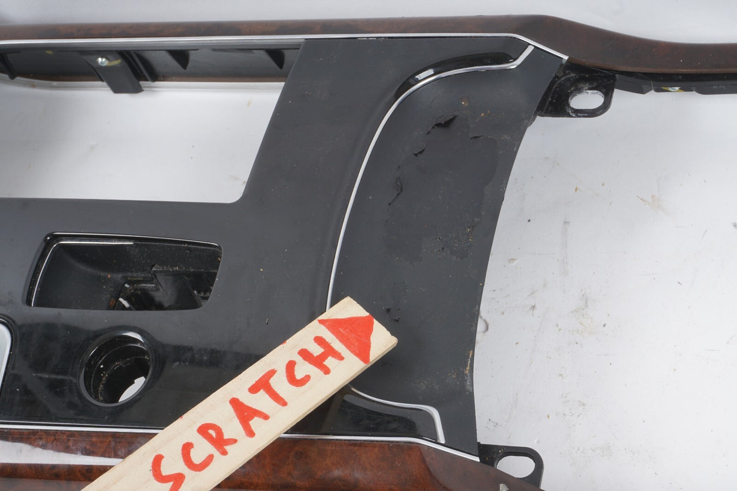 11-17 AUDI A8 A8L S8 FRONT CENTER CONSOLE TRIM PANEL OEM