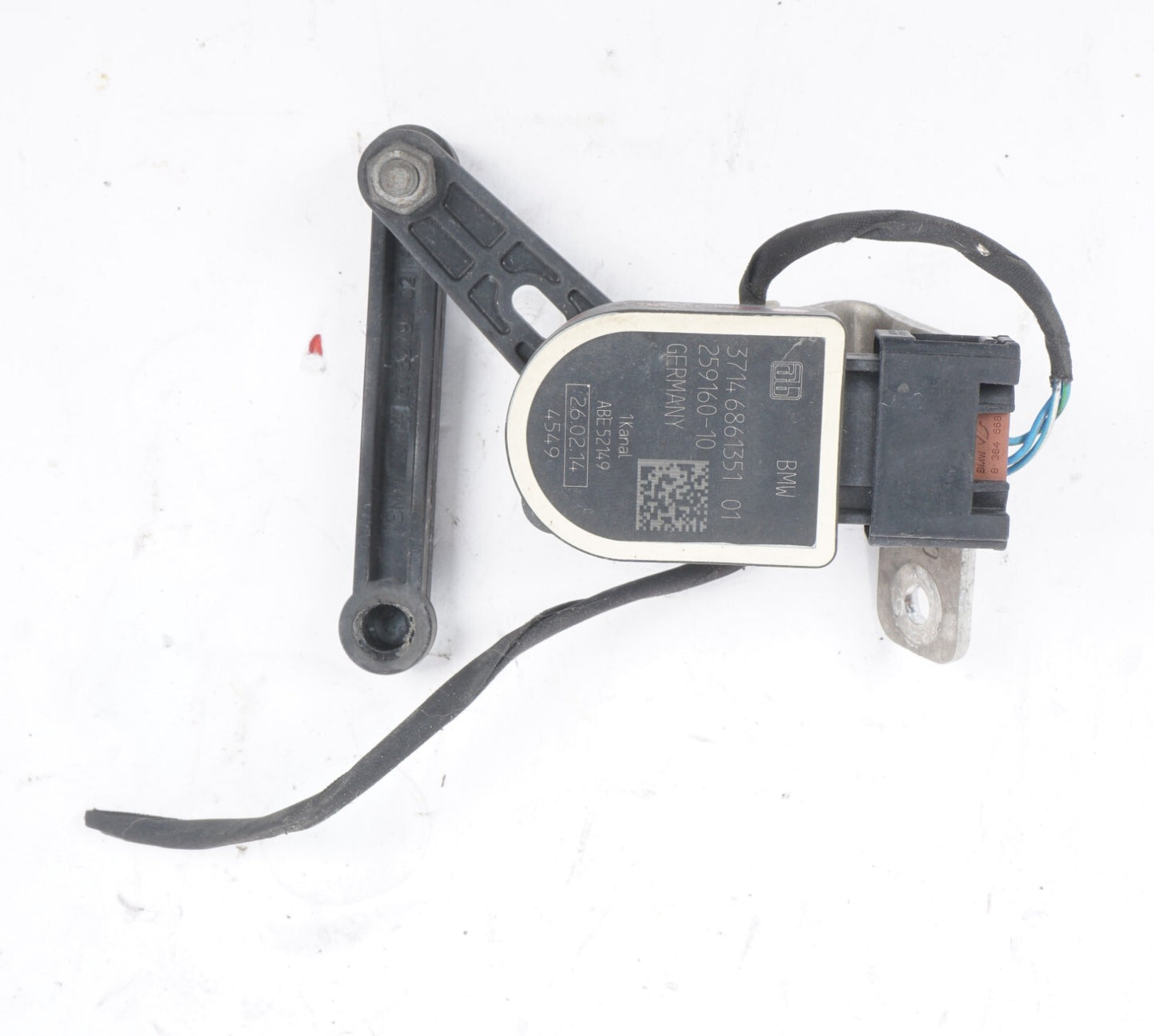 13-18 BMW 650i 640i Rear Right Pass Side Suspension Height Level Sensor OEM