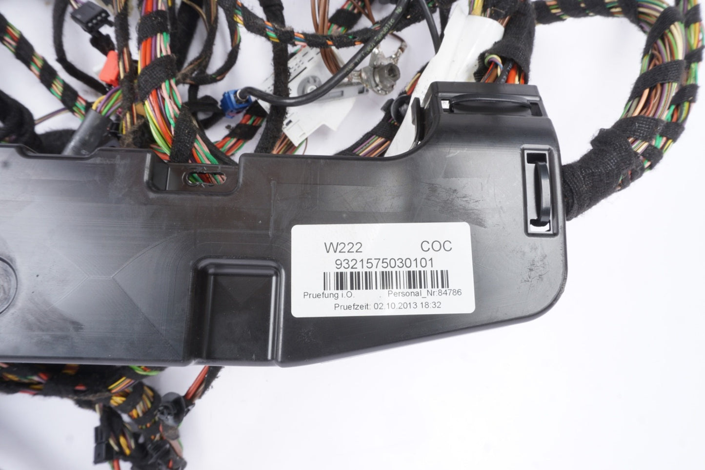 2014 MERCEDES S550 W222 DASHBOARD WIRE HARNESS