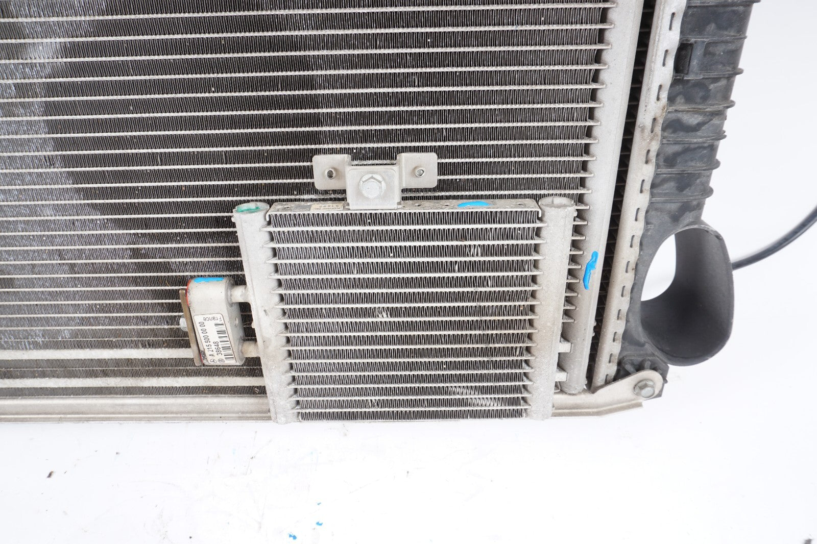 03-06 Mercedes SL500 Cooling Radiator A/C Condensor Oil Cooler OEM