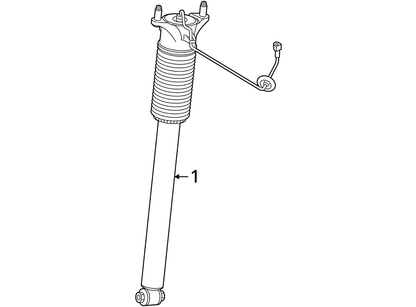 2022-2024 MERCEDES EQB X243 OEM REAR LEFT RIGHT SHOCK ABSORBER PAIR