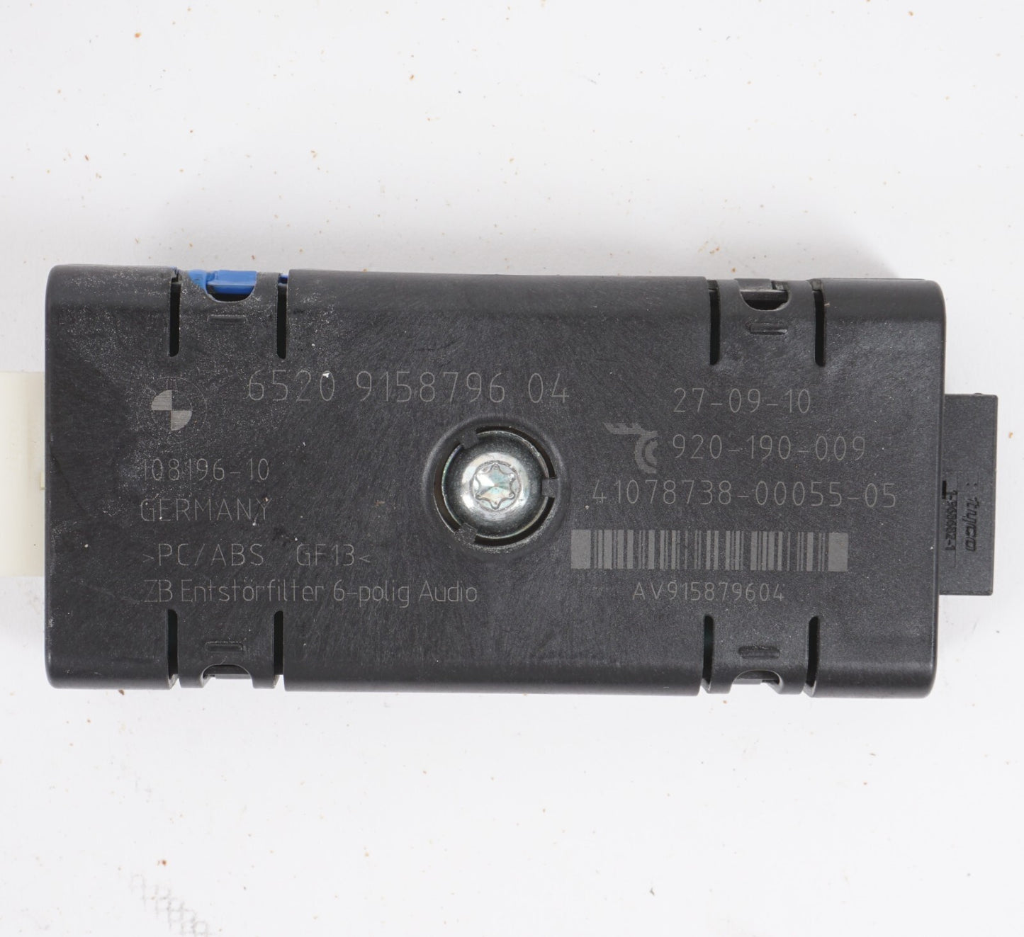 2010-2017 BMW 550I GT F07 Antenna Suppression Filter 65209158796 OEM