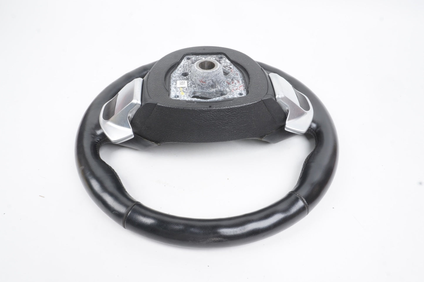 2011 - 2015 BMW F13 F01 F02 650i Sport Leather Steering Wheel Black OEM