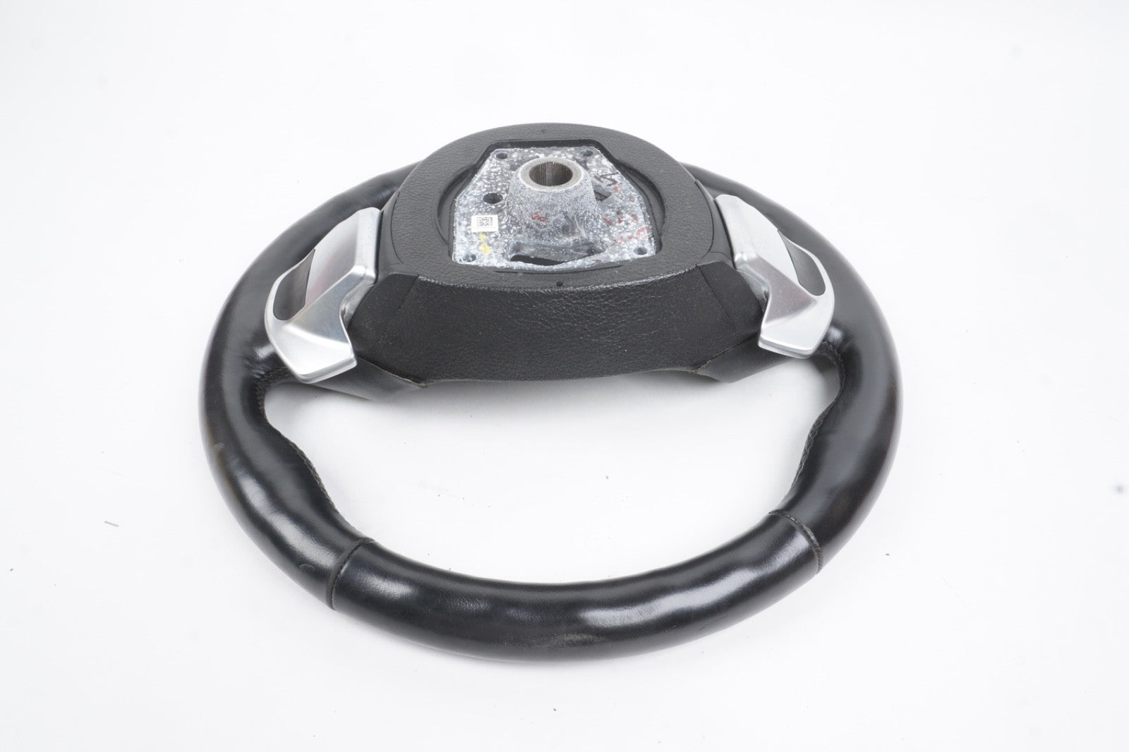 2011 - 2015 BMW F13 F01 F02 650i Sport Leather Steering Wheel Black OEM