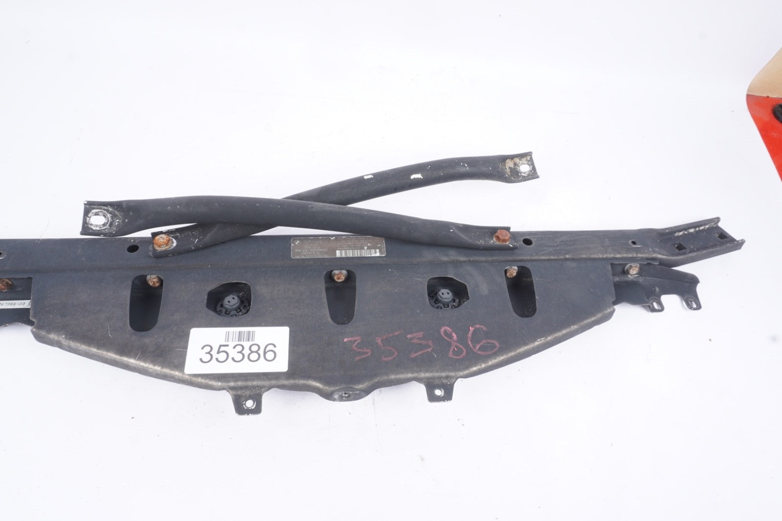 12-19 BMW F12 650i 640i M6 Upper Radiator Core Support Tie Bar 7267356 OEM