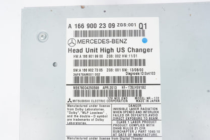 2012-2016 Mercedes ML GL Navigation Command Head Unit DVD CD Audio  OEM