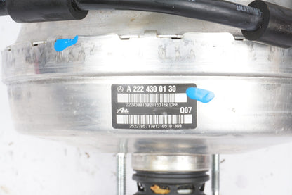 14-17 Mercedes S550 W222 Power Brake Booster w/ Master Cylinder OEM