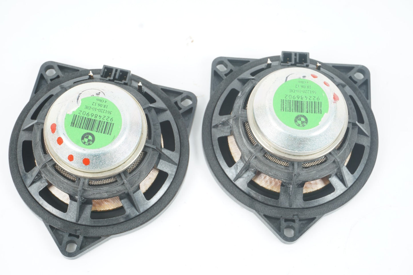 2012 - 2018 BMW 650i 640i AUDIO SPEAKER 9224869 SET OF 2 OEM