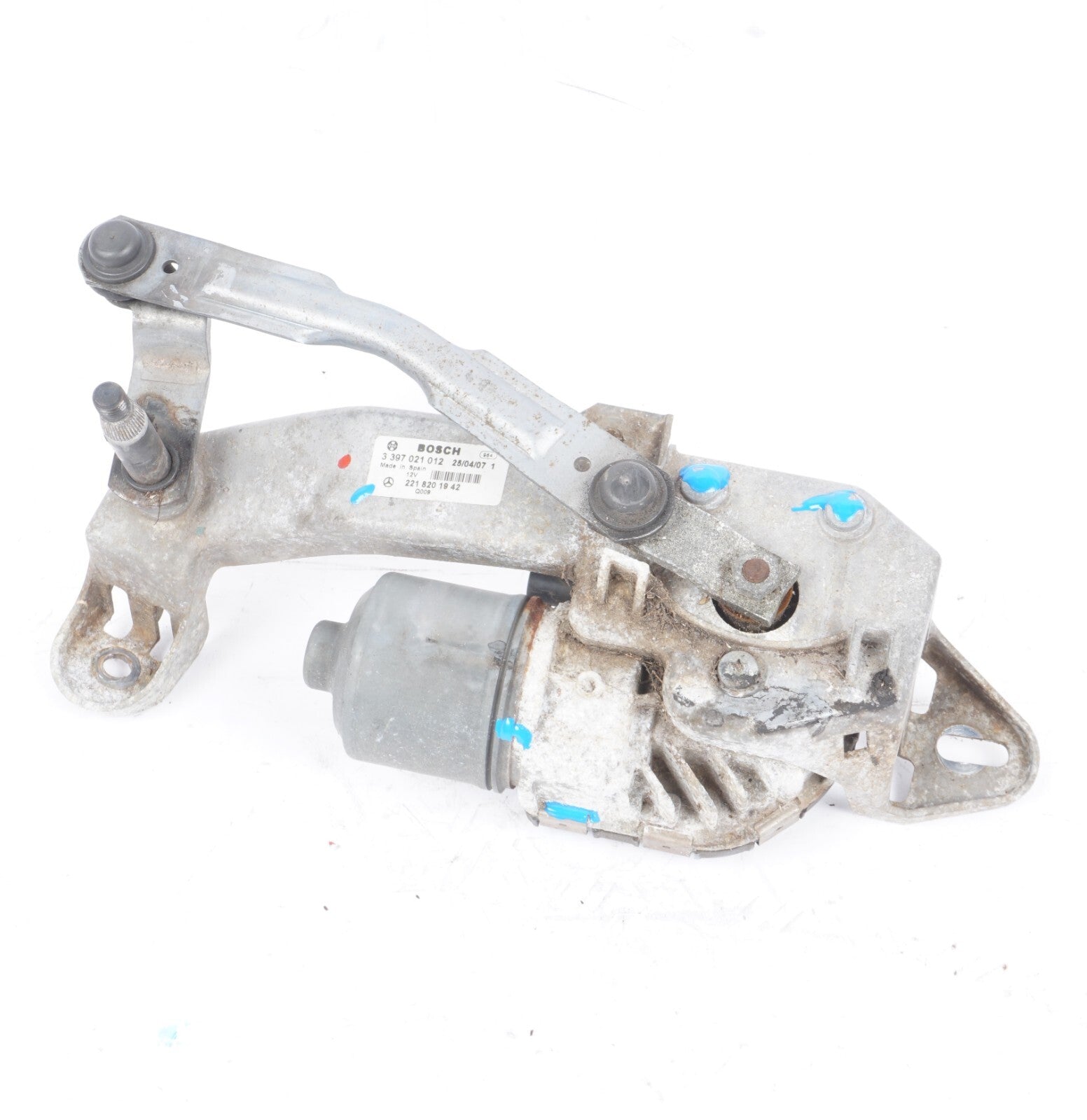 07-13 Mercedes W221 S550 S63 Windshield Wiper Motor Left Driver Side OEM