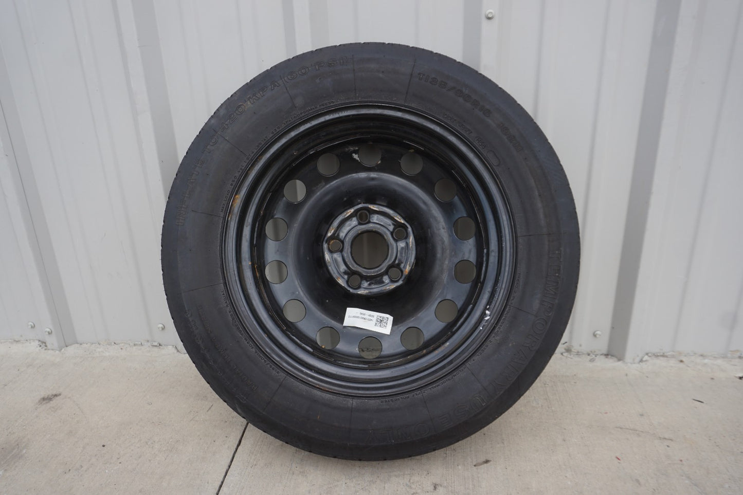 12-22 Volkswagen Passat Spare Tire 3.5Jx16 T135/90R16 OEM