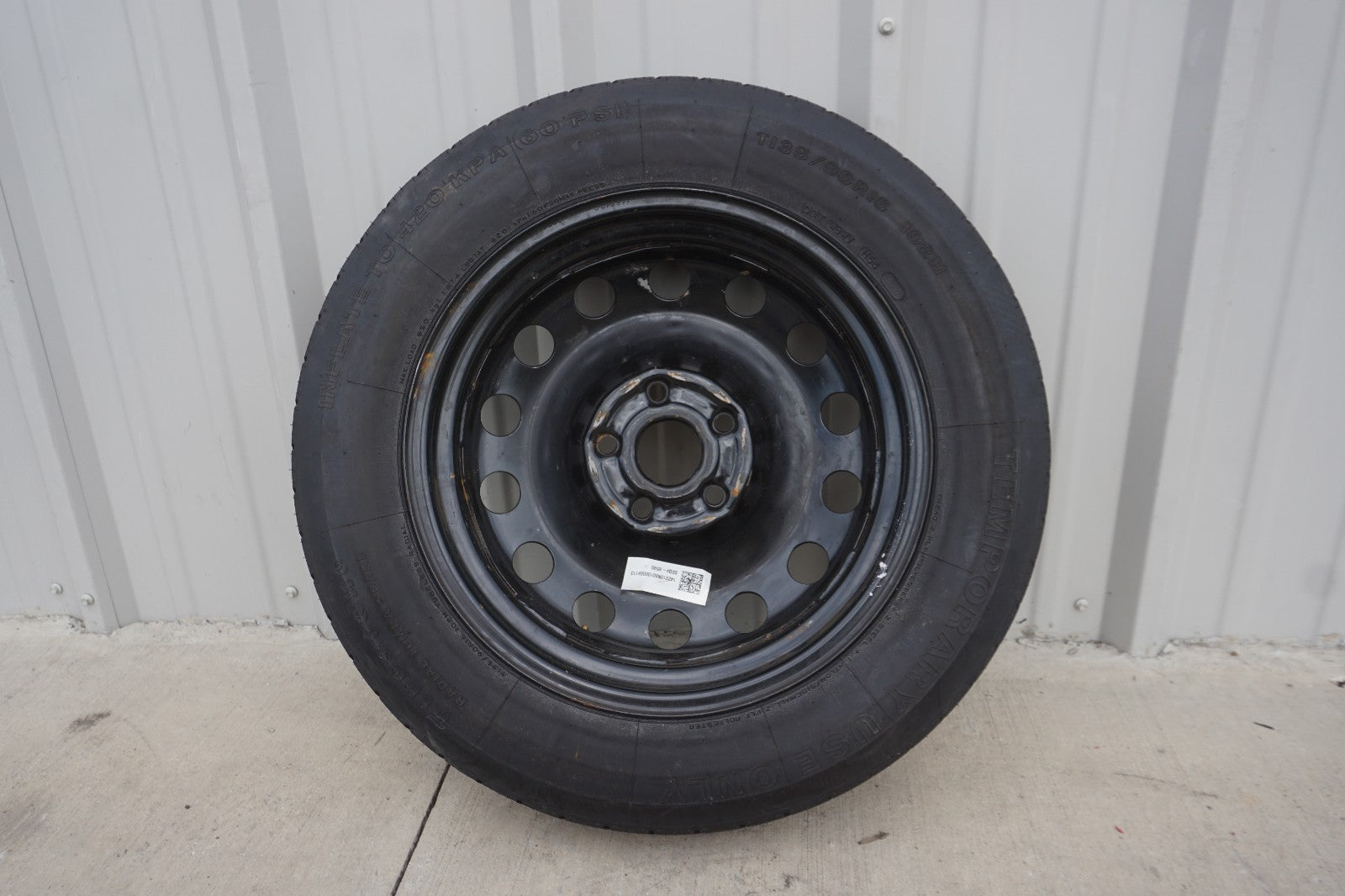 12-22 Volkswagen Passat Spare Tire 3.5Jx16 T135/90R16 OEM