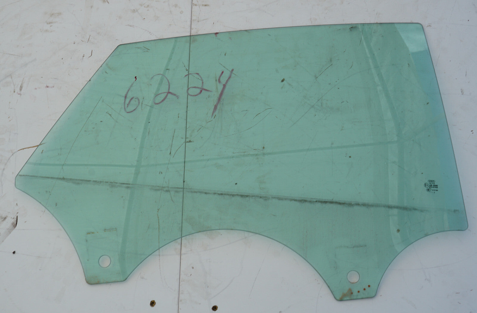 12 13 14 15 16 17 AUDI A7 REAR RIGHT PASSENGER SIDE DOOR WINDOW GLASS OEM
