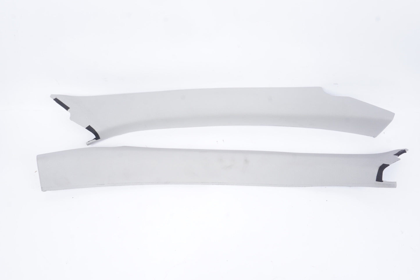 14-17 MERCEDES W207 E400 E350 COUPE FRONT RIGHT LEFT TRIM A PILLAR OEM GRAY
