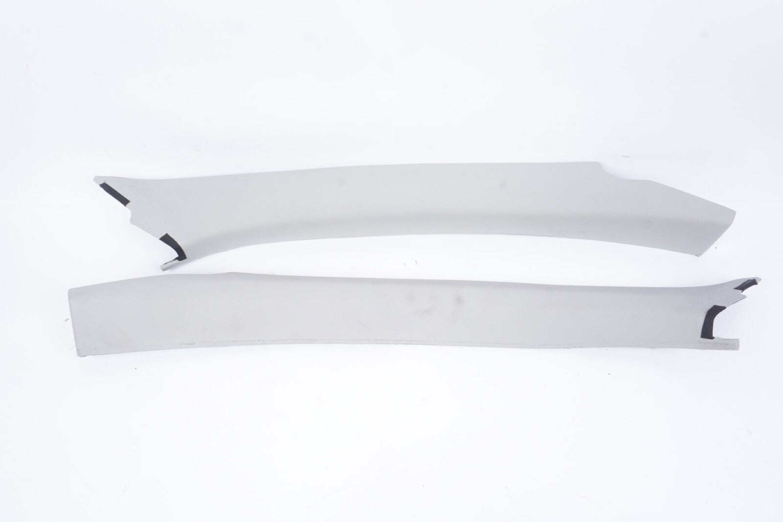 14-17 MERCEDES W207 E400 E350 COUPE FRONT RIGHT LEFT TRIM A PILLAR OEM GRAY
