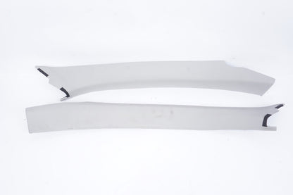 14-17 MERCEDES W207 E400 E350 COUPE FRONT RIGHT LEFT TRIM A PILLAR OEM GRAY
