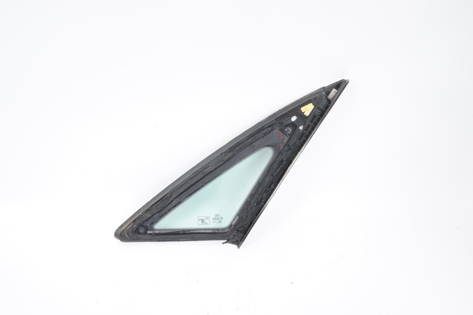 11-17 AUDI A8L LEFT DRIVER SIDE REAR QUARTER WINDOW GLASS OEM