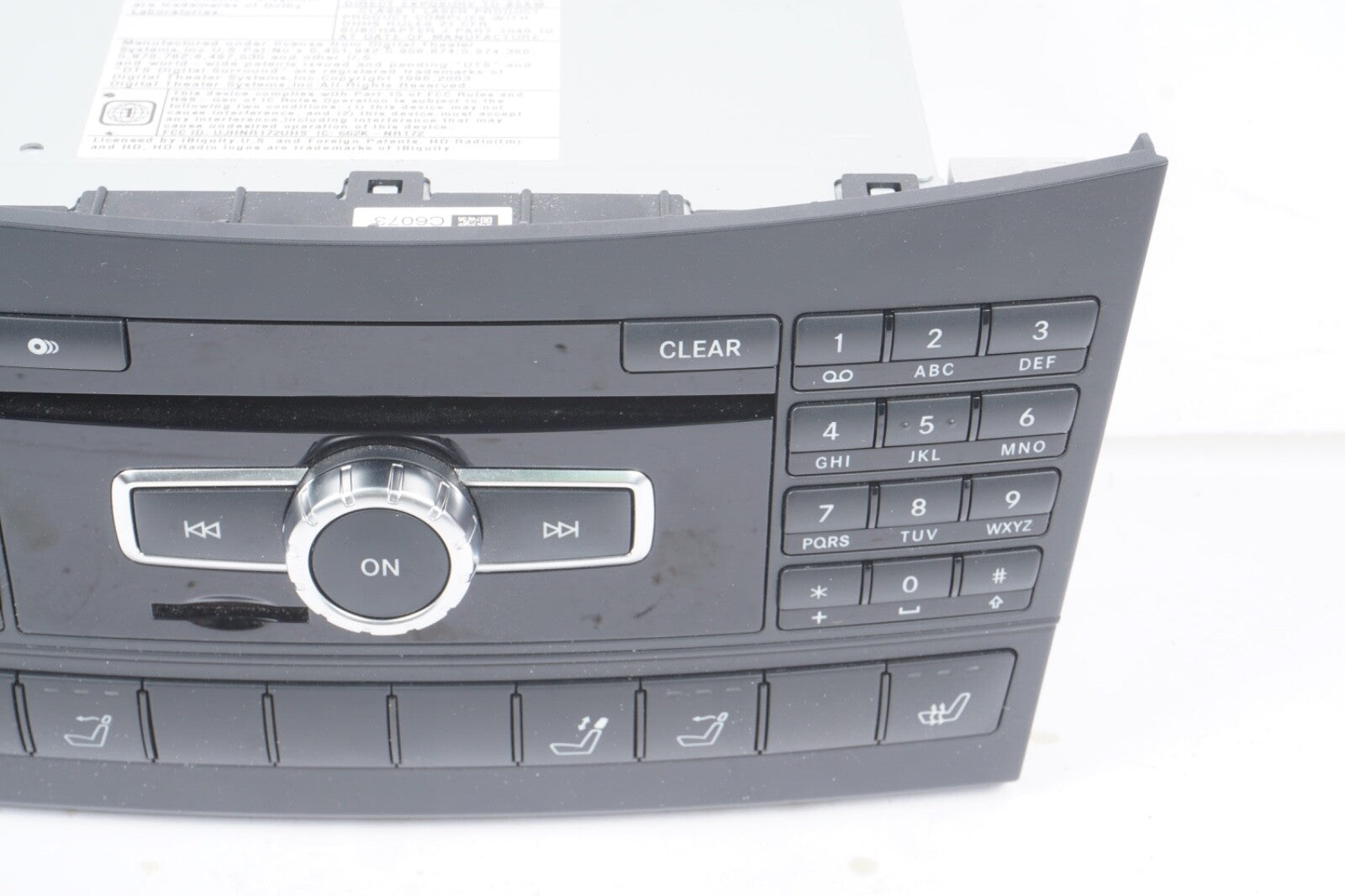 2013 MERCEDES BENZ E50 AMG RADIO COMMAND STEREO HEAD UNIT 2129001919 OEM