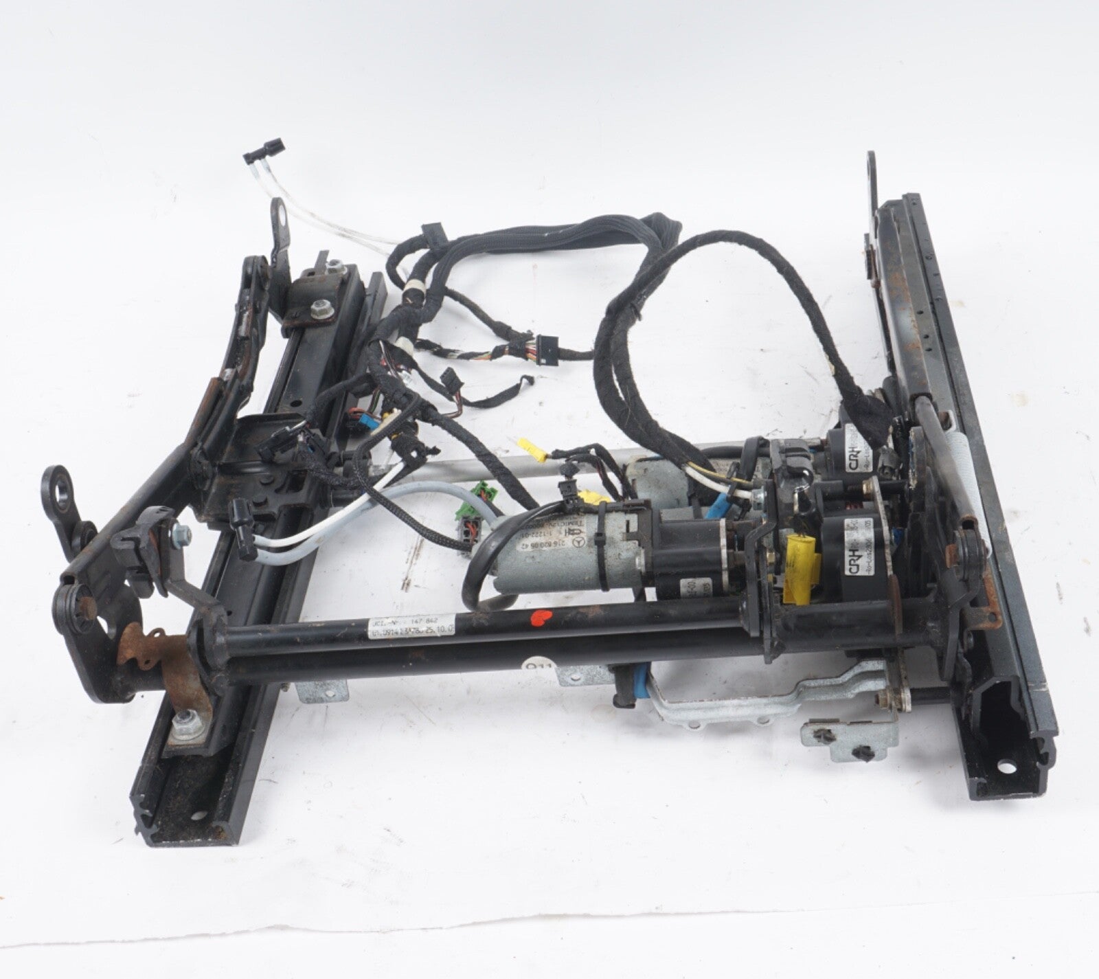 03-12 Mercedes R230 SL500 SL55 AMG Lower Seat Track Rail Left Driver Side OEM