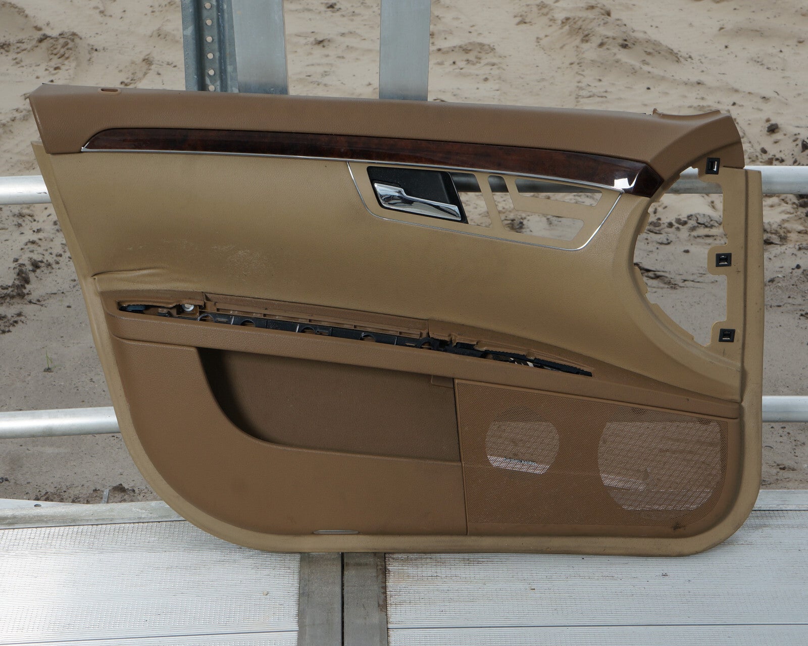 07-09 MERCEDES S550 FRONT LEFT DRIVER SIDE DOOR PANEL TRIM OEM
