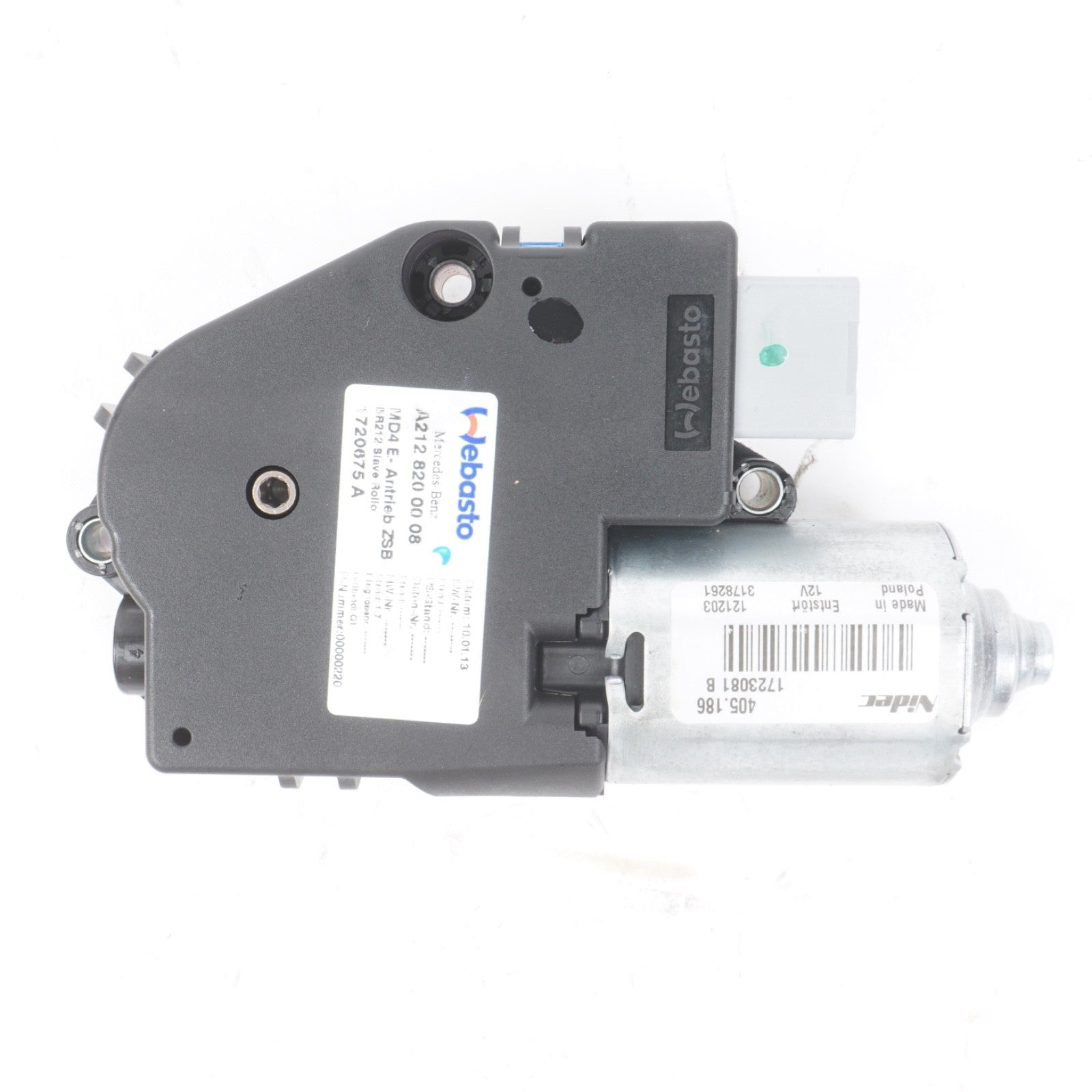 2010 - 2017 Mercedes W212 E350 Panoramic Sunroof Sun Roof Motor OEM