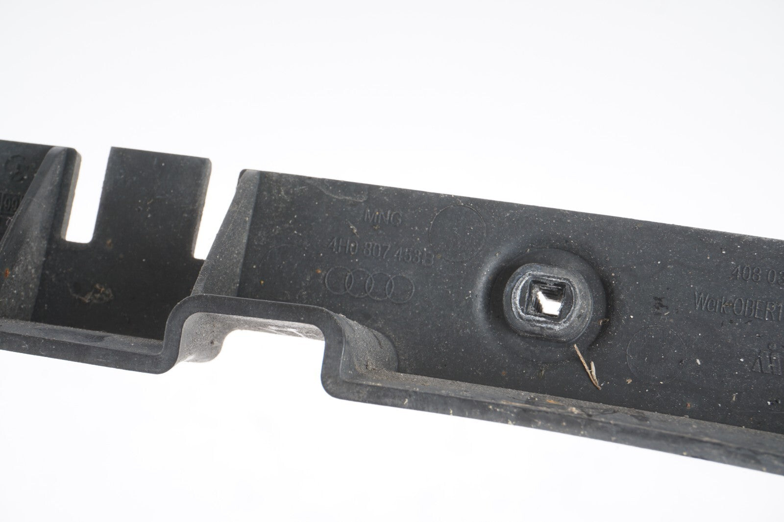 11-14 AUDI A8 A8L REAR BUMPER GUIDE BRACKET LEFT & RIGHT OEM