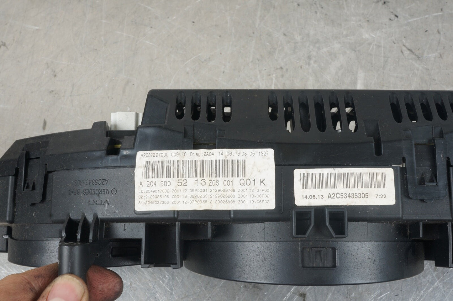 12-14 Mercedes W204 C300 C250 Instrument Speedometer Cluster 2049004309 OEM