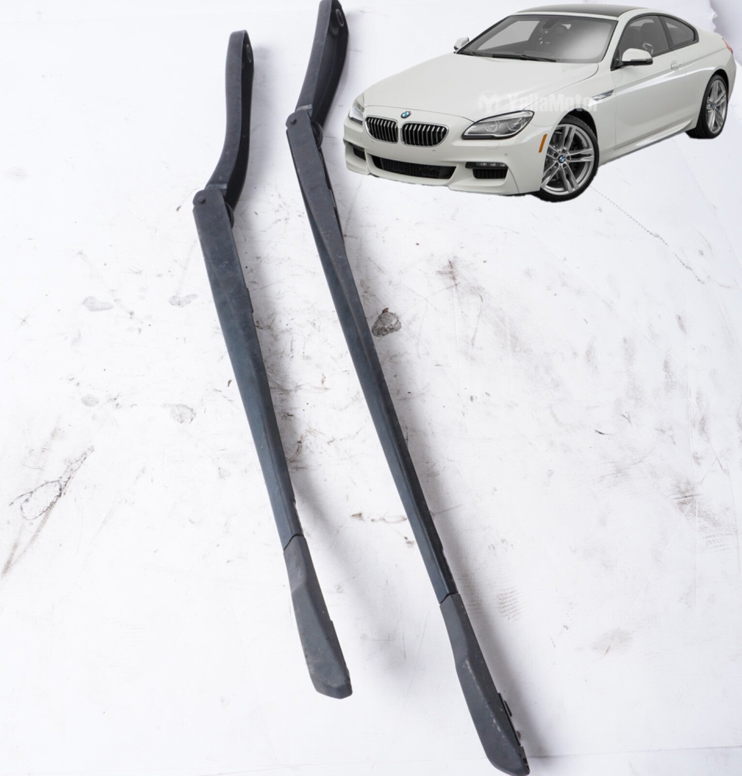 2012-2018 BMW 640I 650I F12 F13  FRONT WINDSHIELD LEFT & RIGHT WIPER ARM OEM
